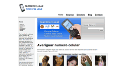 Desktop Screenshot of numerocelular.net